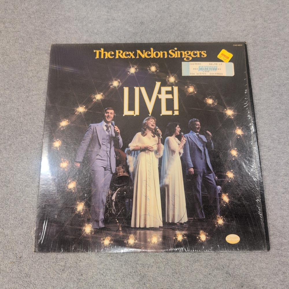 The Rex Nelon Singers Live! Vinyl LP Canaan Records CAS-9830 Gospel 1978 - Picture 1 of 2